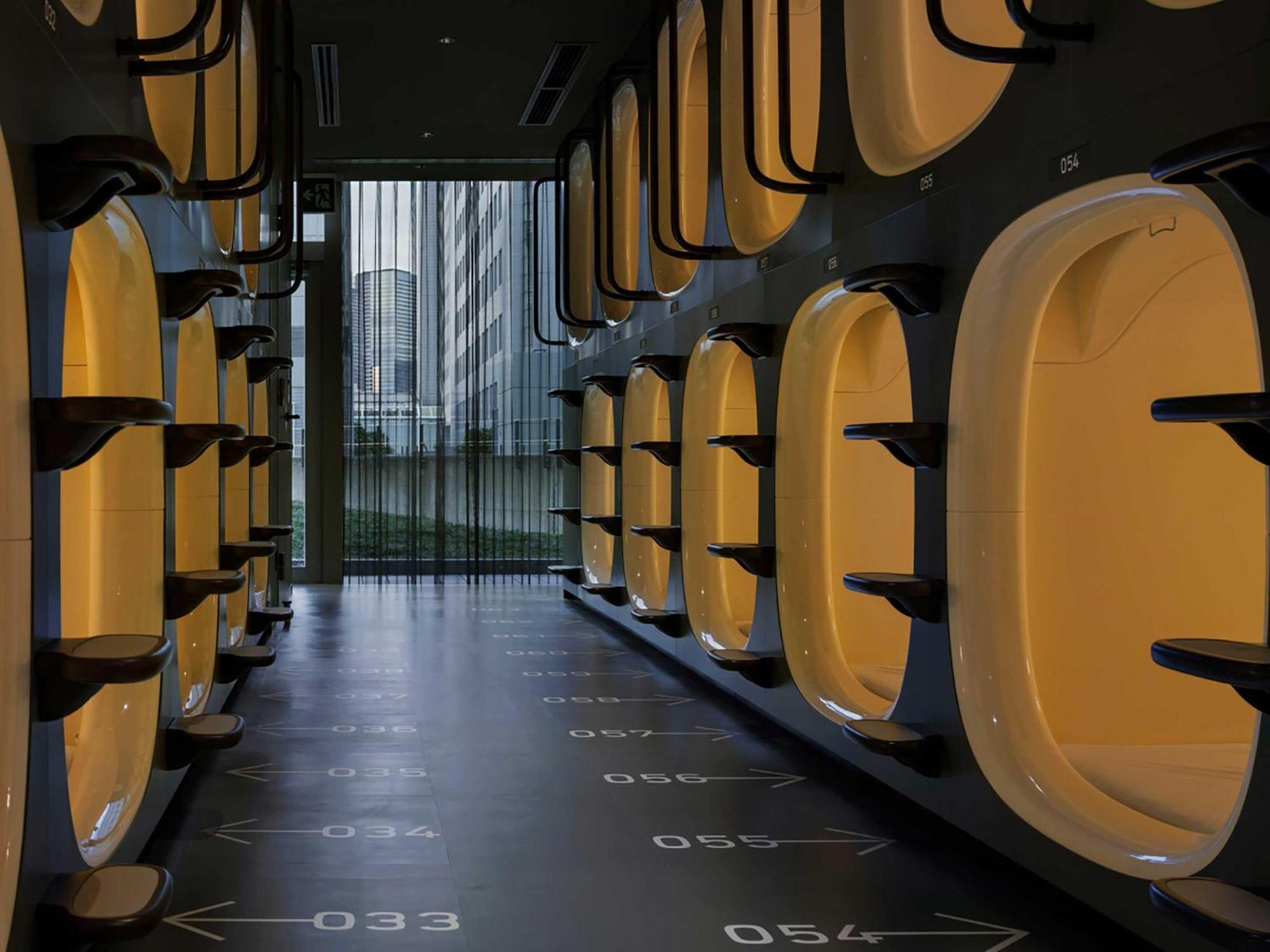 Hotel kapsułowy 9h Nine Shinagawa Station Sleep Lab For Men